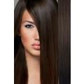 High Quality Heat Resistant washable hair extensions  #4 Chocolate Brown