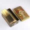 GOLDEN ART NOUVEAU TAROT 78 CARDS DECK IN TIN BOX