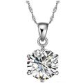 Exquisite 925 Sterling Silver Twisted Chain Cubic Zirconia Jewelry Set