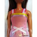 Barbie doll's summer nightie - pink anglaise + pink
