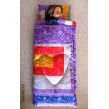 REDUCED TO CLEAR Barbie doll`s sleeping bag - geometric bright