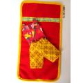 Ken doll`s beach set - red and yellow
