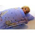 Barbie doll`s sleeping bag - bunny`s bedtime