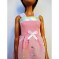 Barbie doll`s summer nightie - pink anglaise