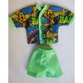 Ken doll`s summer pyjamas - superman green