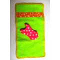 Barbie doll`s bathing costume and beach towel - pink spot