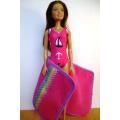 Barbie doll`s Summer Holiday Number 14 - 5 outfits plus sleeping bag
