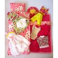 Barbie doll`s SUMMER HOLIDAY no. 16 - 5 outfits plus sleeping bag