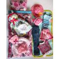 Barbie doll`s SUMMER HOLIDAY set No 19 - 5 outfits plus sleeping bag