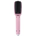 PINK 2 in 1 Electric Hair Straightener Comb Multi-functional Anion Head Massager