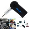 Car Bluetooth 3.0 Handsfree Music Receiver with Mic 3.5mm Audio Interface