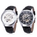 Forsining F1205311 Men Auto Mechanical Watch Luminous Pointer Nail Scale Wristwatch