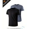 2pcs Quick-drying Compression T-shirt for Men - M (38)