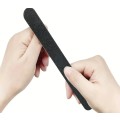 10 Pcs Professional Double Sided 100/180 Grit Nail Files Emery Board Black Manicure Pedicure Tool An