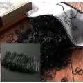 100pc Black Hair Clips and 960pc Small Hair Bands