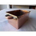 small rectangular tin ... of copper !!!