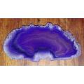 Purple Agate Slice  helps you get re-centered.