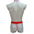 Erotic Waiter Costume Bow Tie Thong - Red (In Stock)
