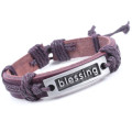 Leather Bracelet - Blessing (In Stock)