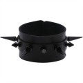 Gothic BDSM Long Spikes Unisex Bracelet - Black (In Stock)