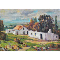 Bruce Hancock (1912 - 1990) Farm Cottages. Low... Low starting price. Take a look