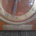 vintage style wooden mantle clock