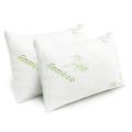 Bamboo Pillow x 2 - Hollow memory fibre - Hypo Allergenic Pillows