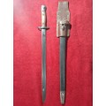 Pattern 1907 bayonet - good condition with scabbard and frog