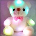 White Plush Glow Light Up Teddy Bear