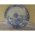 large and collectable blue delft display wall plate