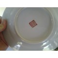 set of six oriental porcelain vintage side plates