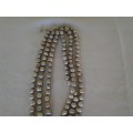 three strand stunning pearl necklace
