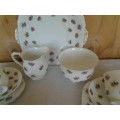 vintage part Victoria porcelain tea set