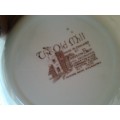 six stunning old mill scene porcelain Johnson brothers pudding bowls