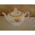 Vintage Wedgwood harmony rose pattern porcelain tea pot