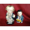 two porcelain vintage Burleigh wear character mugs