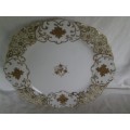stunning Gold and white display Porcelain plate***SALE NOW
