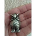 Sliver owl brooch/pendant