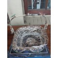 Boxed sliver plated wire basket