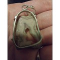 Nice dusty agate pendant