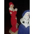 Two velt figurine items