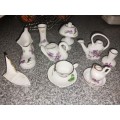 Very sweet floarl porcelain miniatures oranments