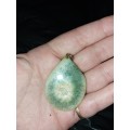 Green stone pendant