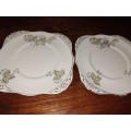 A pair or royal grafton cake plates