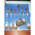 Boxed Dutch sliver plated set of spoons