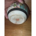 Oriental jar with lid