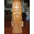 Collectable wooden oriental figurine