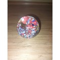Small colorful glass paper weight