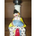 Nice procelain clown lamp