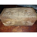 Wooden craved box